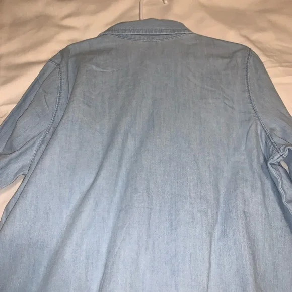 Children’s Place Light Blue Denim Shirt - Picture 4 of 6